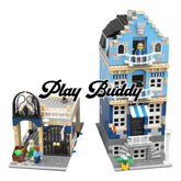Market Street Creator Building Blocks 1250PCS w/ 3 Figures (10190) ABS Kit Market Street / 1250 Pieces Building Blocks